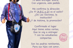 Carta feliz dia del padre ilustrado lila y azul - 1