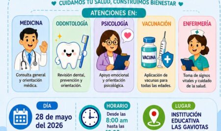🏥✨ Gran Jornada de Salud Integral en la Institución Educativa Las Gaviotas ✨🏥